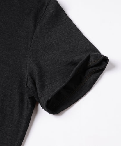 JIEDA　SLEEVE ROLL UP WOOL TEE