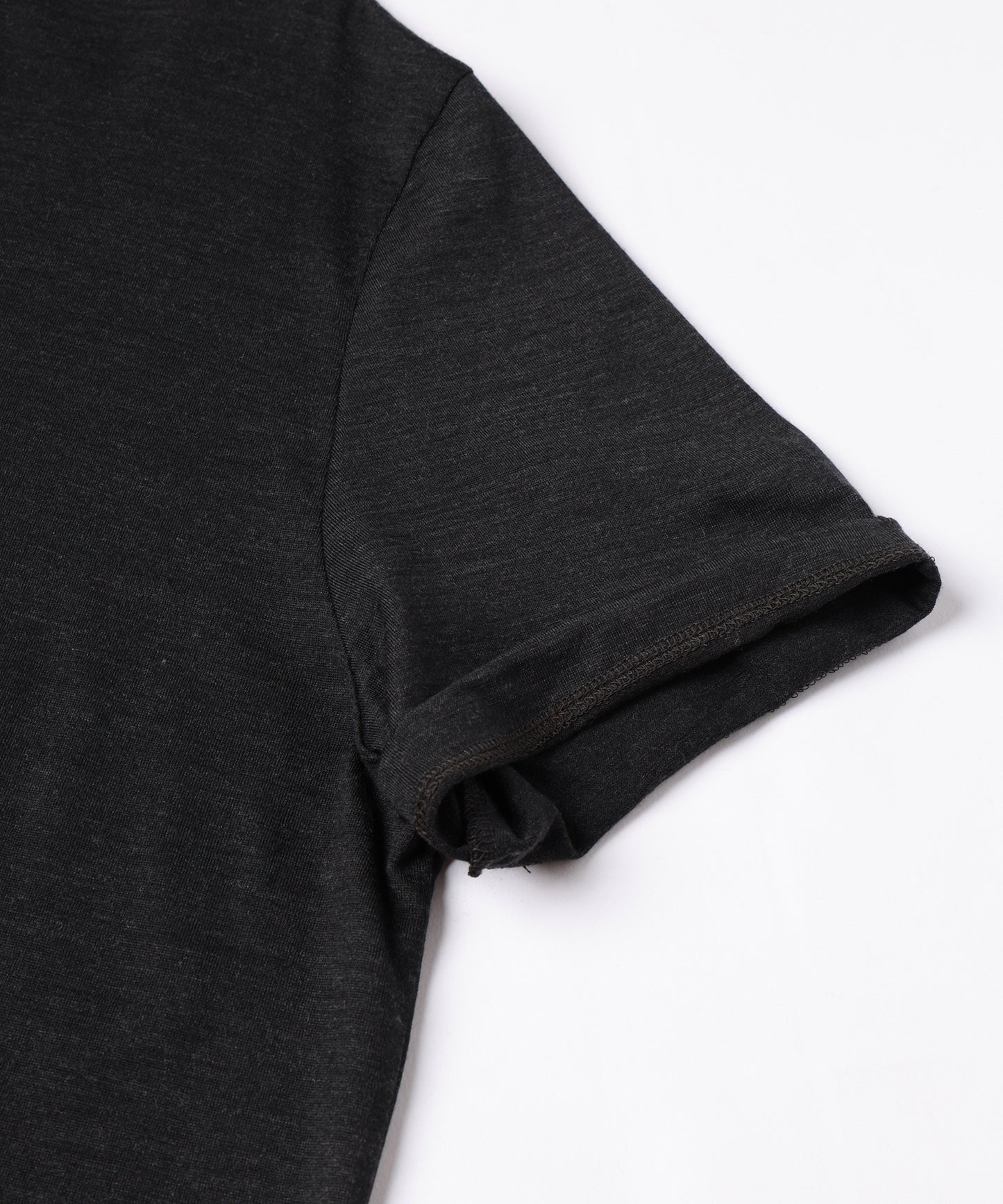 JIEDA　SLEEVE ROLL UP WOOL TEE