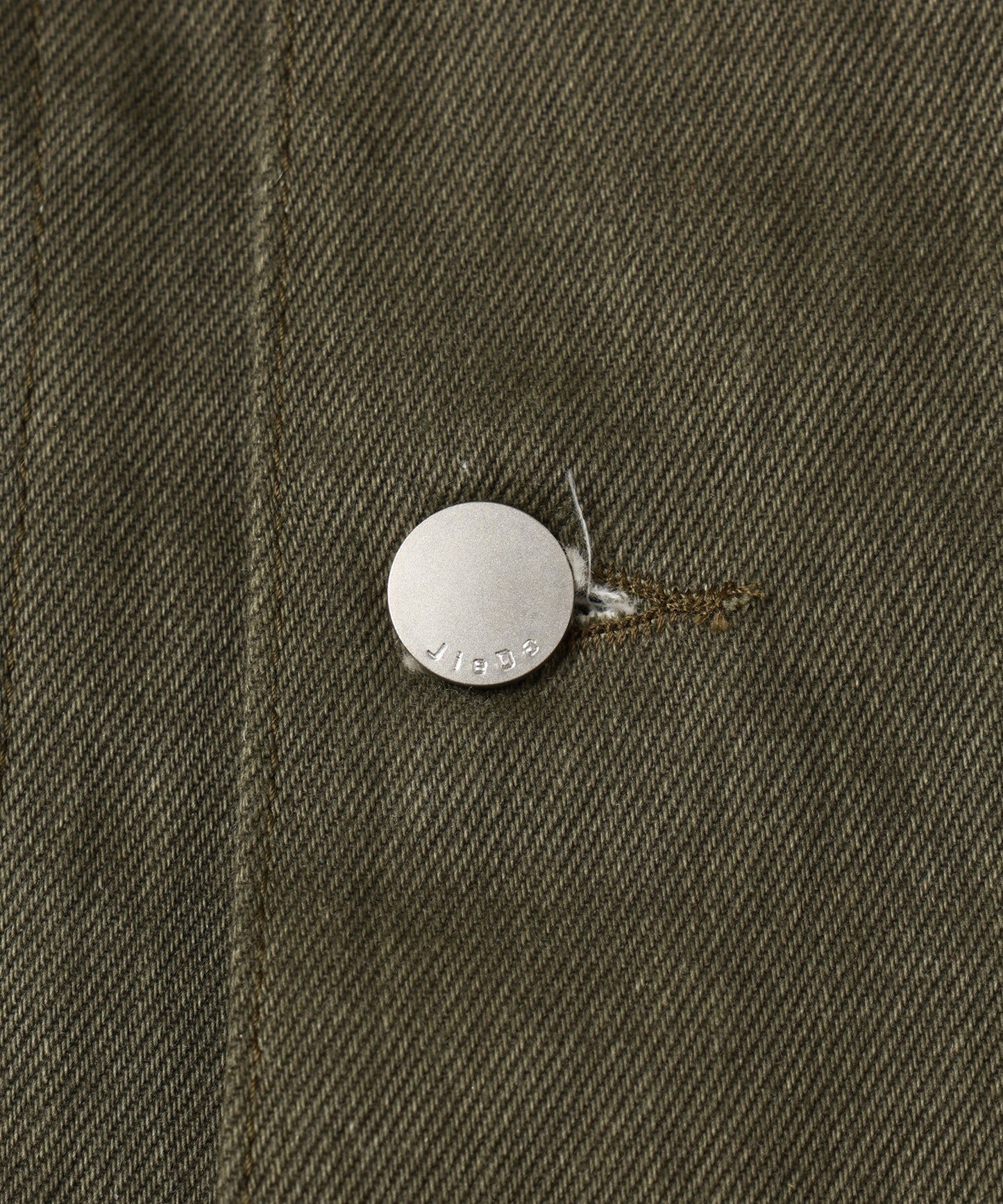 LEATHER COLLAR FADE COVERALL