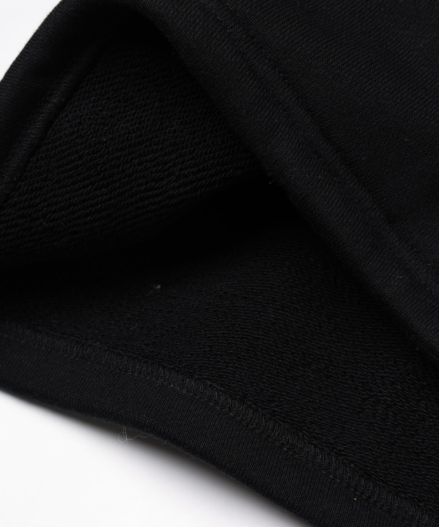 LEATHER COLLAR SWEAT ZIP JACKET