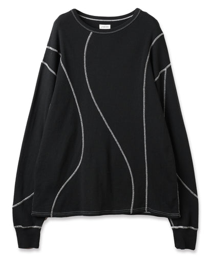 WAFFLE STITCH L/S