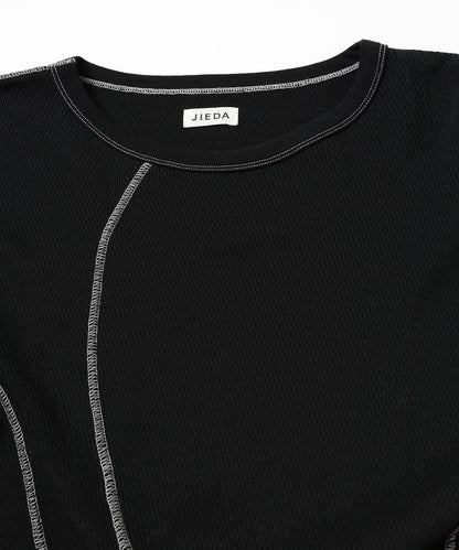 WAFFLE STITCH L/S