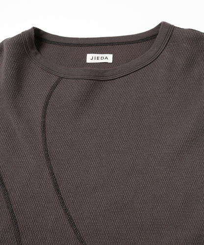 WAFFLE STITCH L/S