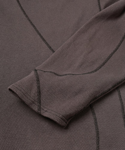 WAFFLE STITCH L/S