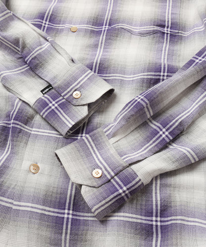 OMBRE CHECK ZIP SHIRT
