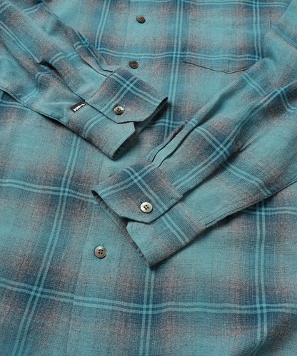 OMBRE CHECK ZIP SHIRT