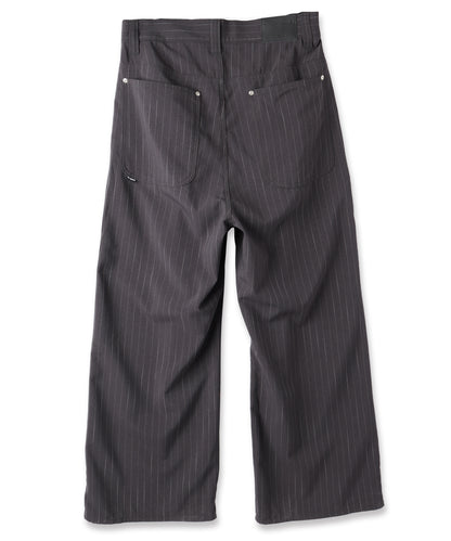 JIEDA　STRIPE WIDE ONE TUCK PANTS