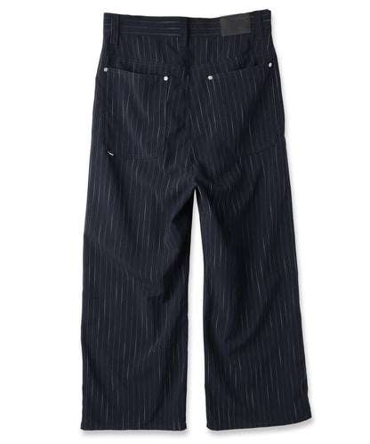 JIEDA　STRIPE WIDE ONE TUCK PANTS