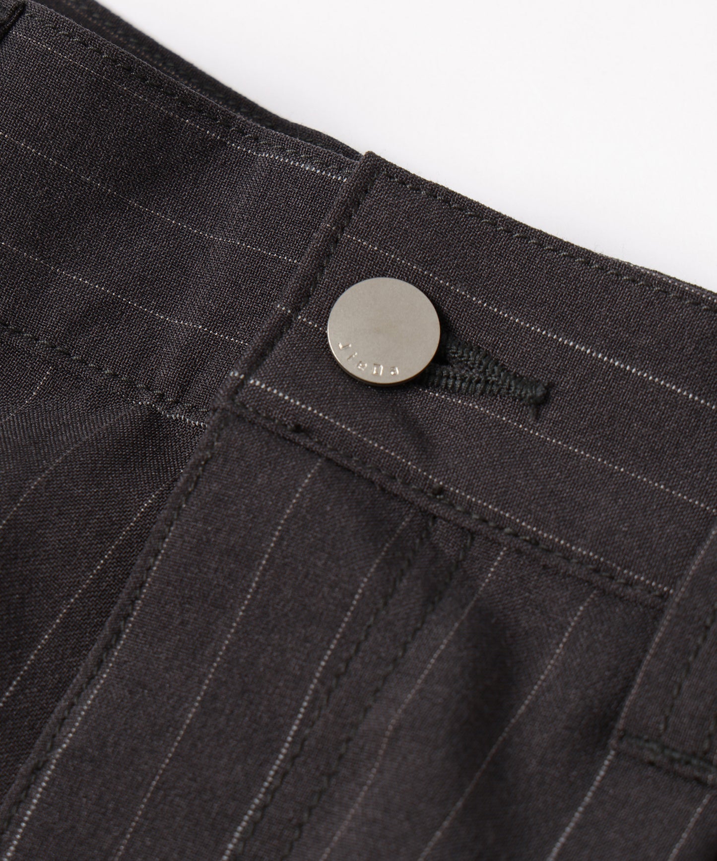 JIEDA　STRIPE WIDE ONE TUCK PANTS