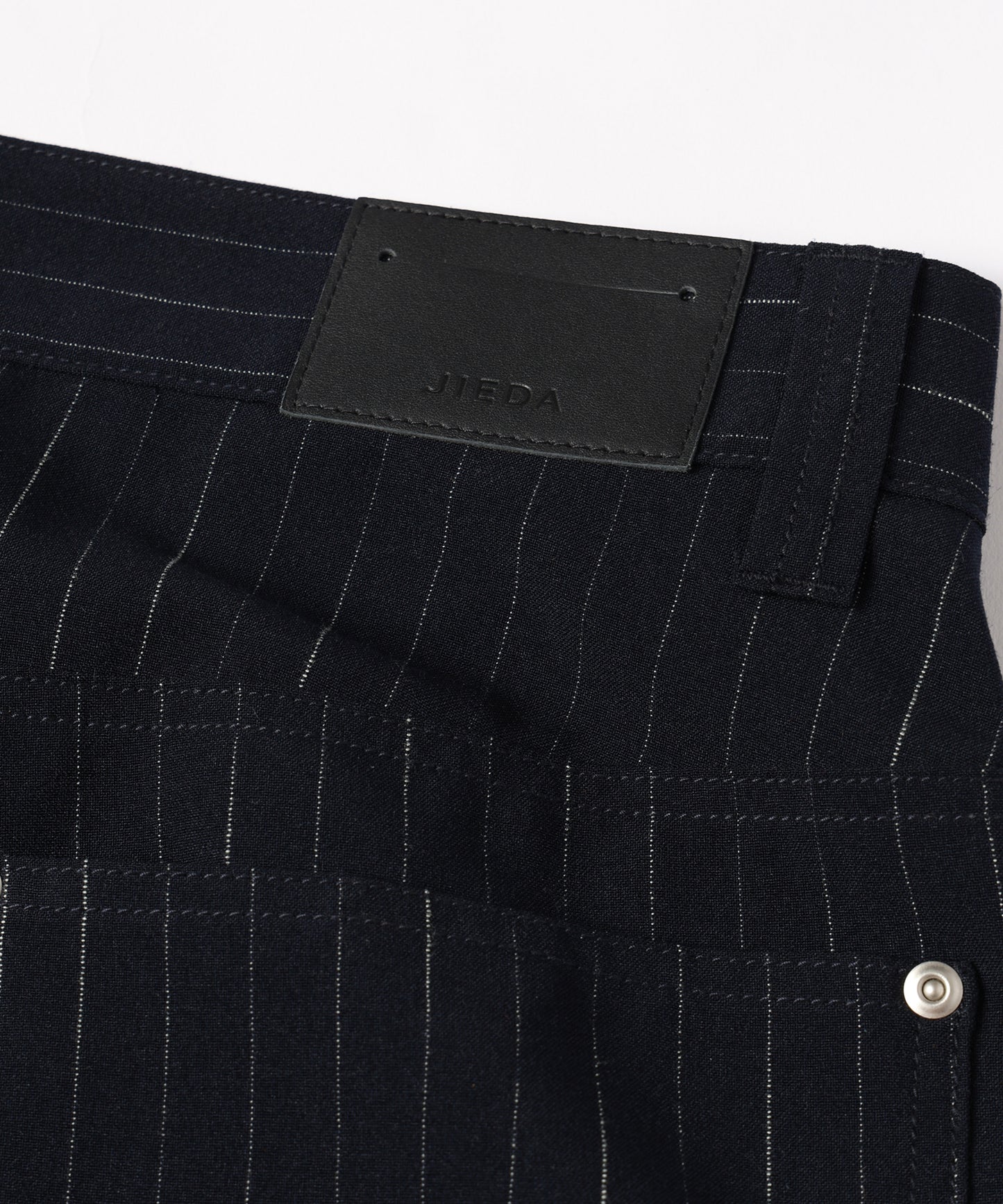 JIEDA　STRIPE WIDE ONE TUCK PANTS