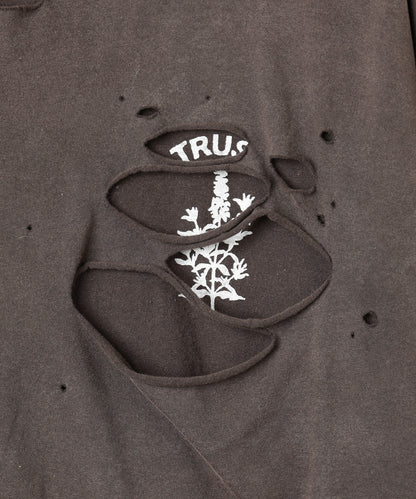 WAFFLE DAMAGE LAYERED L/S