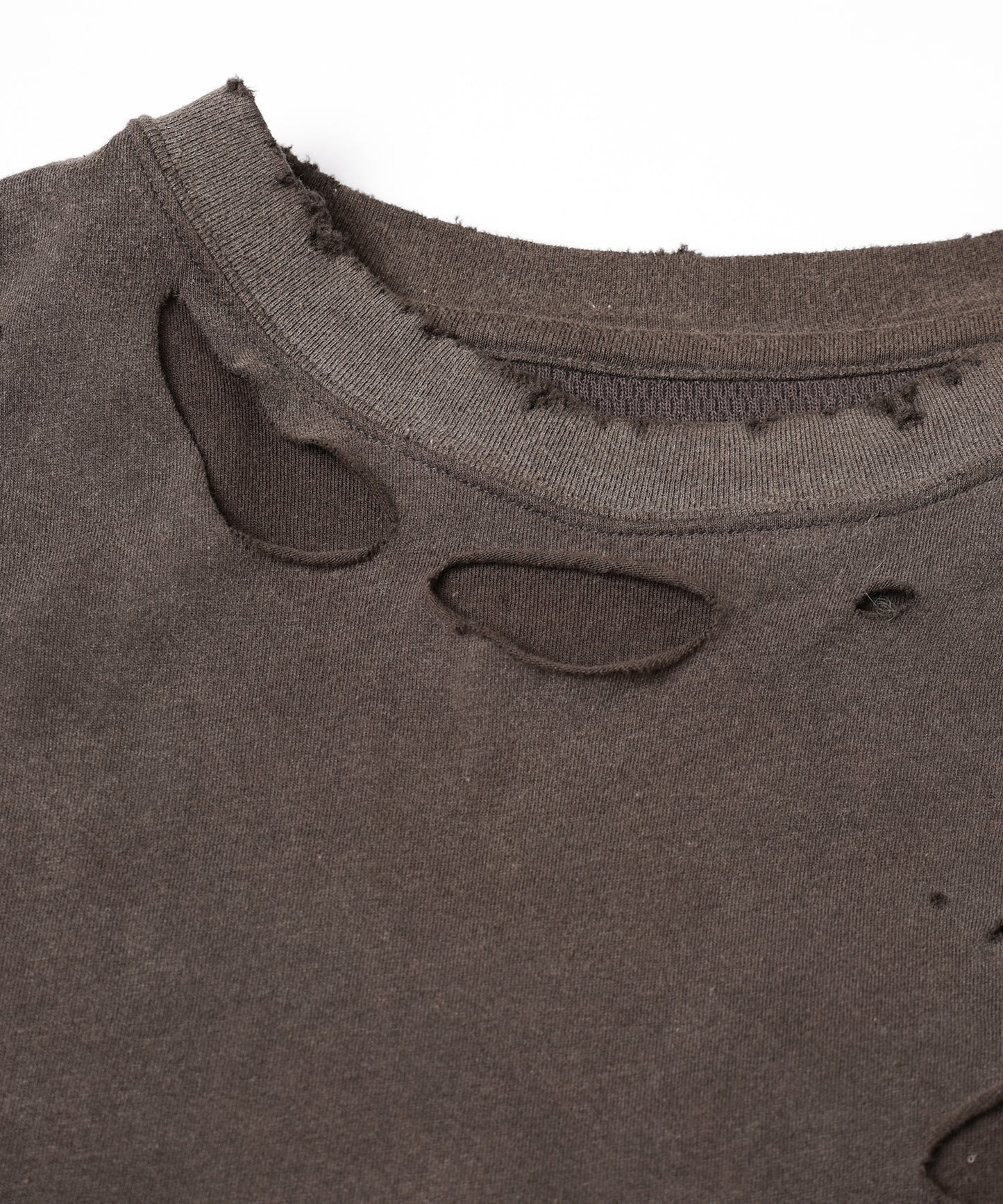 WAFFLE DAMAGE LAYERED L/S