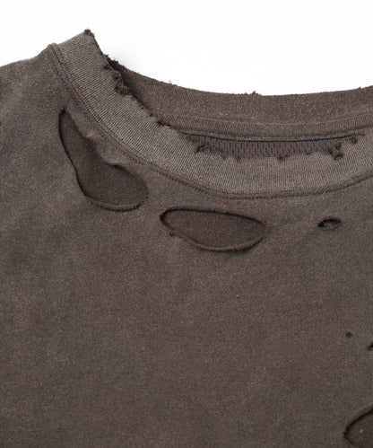 WAFFLE DAMAGE LAYERED L/S