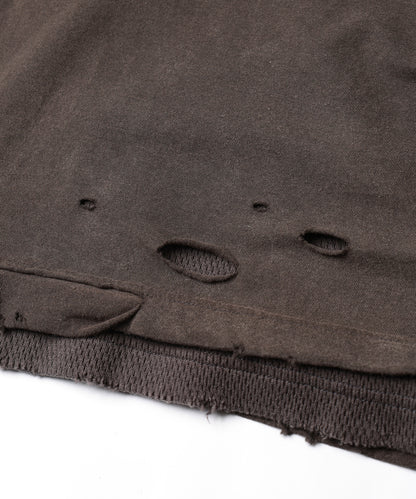 WAFFLE DAMAGE LAYERED L/S