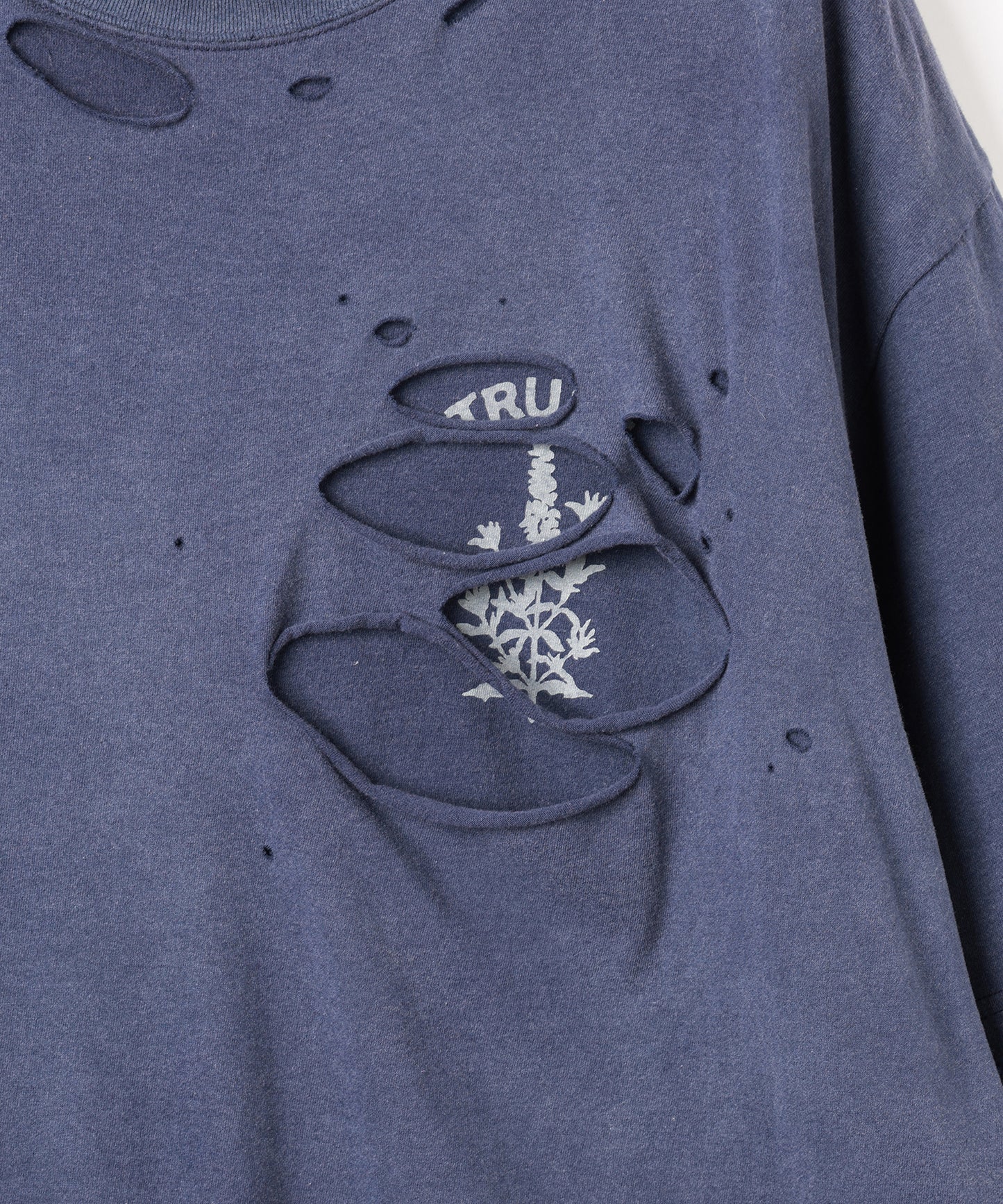 WAFFLE DAMAGE LAYERED L/S