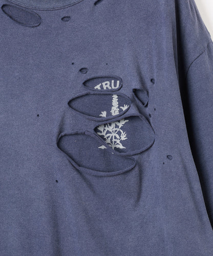 WAFFLE DAMAGE LAYERED L/S
