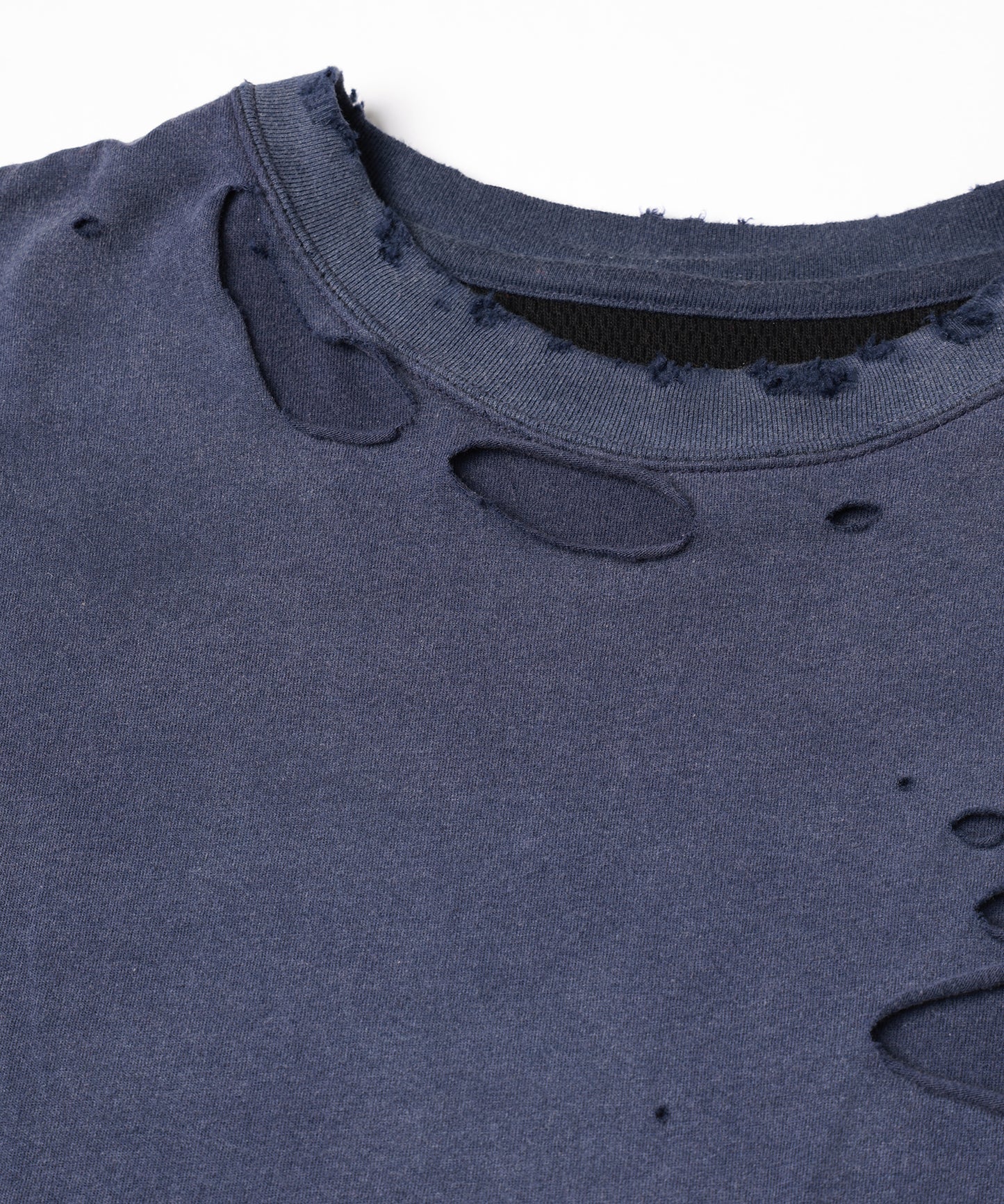 WAFFLE DAMAGE LAYERED L/S