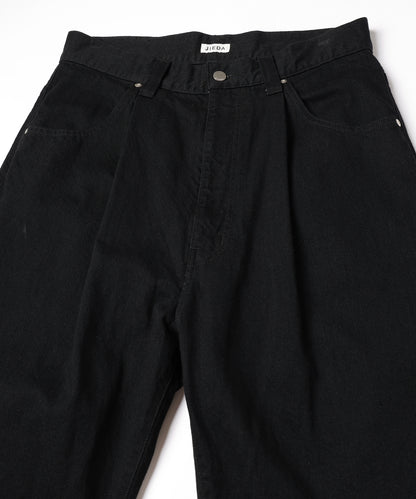 JIEDA　ONE TUCK DENIM PANTS