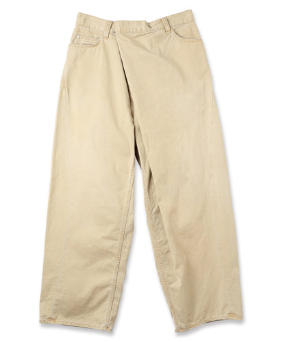 OVER WRAP CHINO PANTS