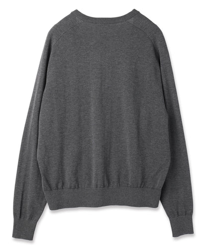 JIEDA　COTTON SILK V NECK KNIT