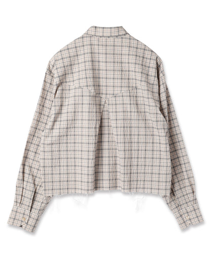 JIEDA　SEERSUCKER SHORT SHIRT