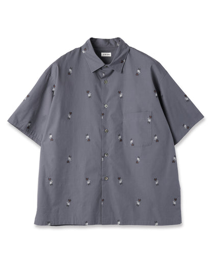 JIEDA　BONE FLOWER SHIRT S/S