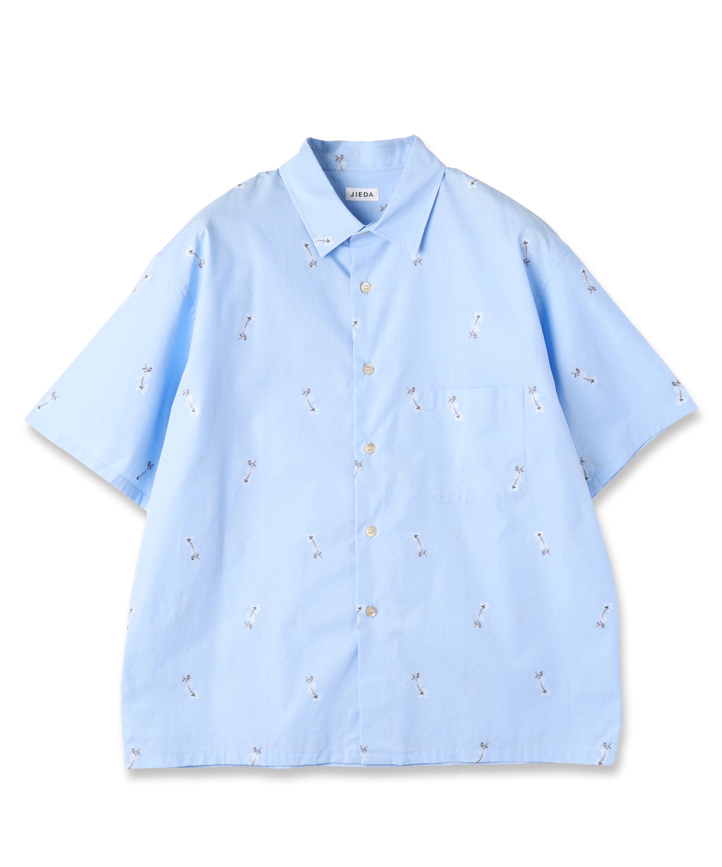 JIEDA　BONE FLOWER SHIRT S/S