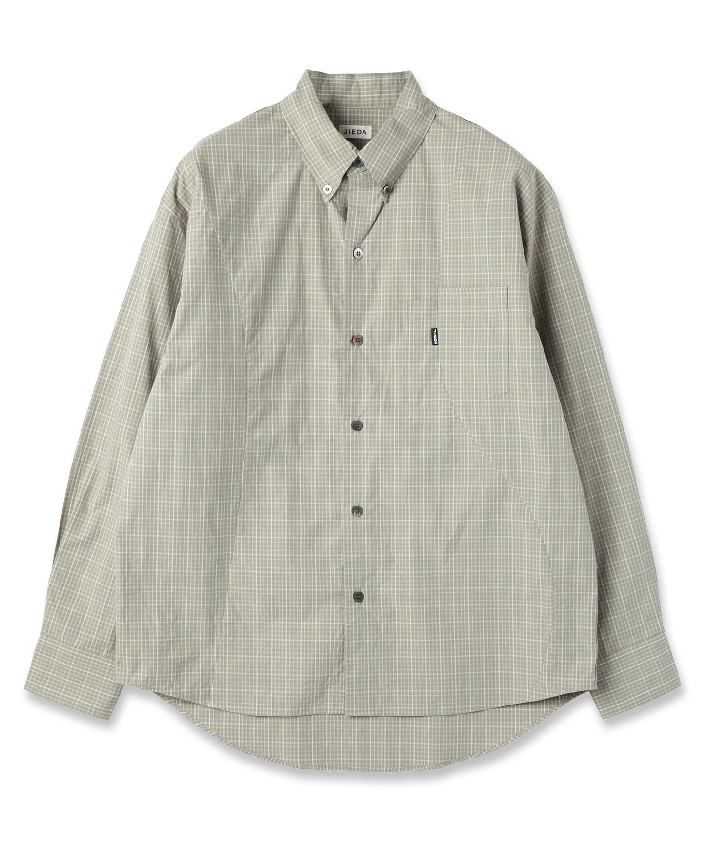 JIEDA　CHECK SWITCHING SHIRT