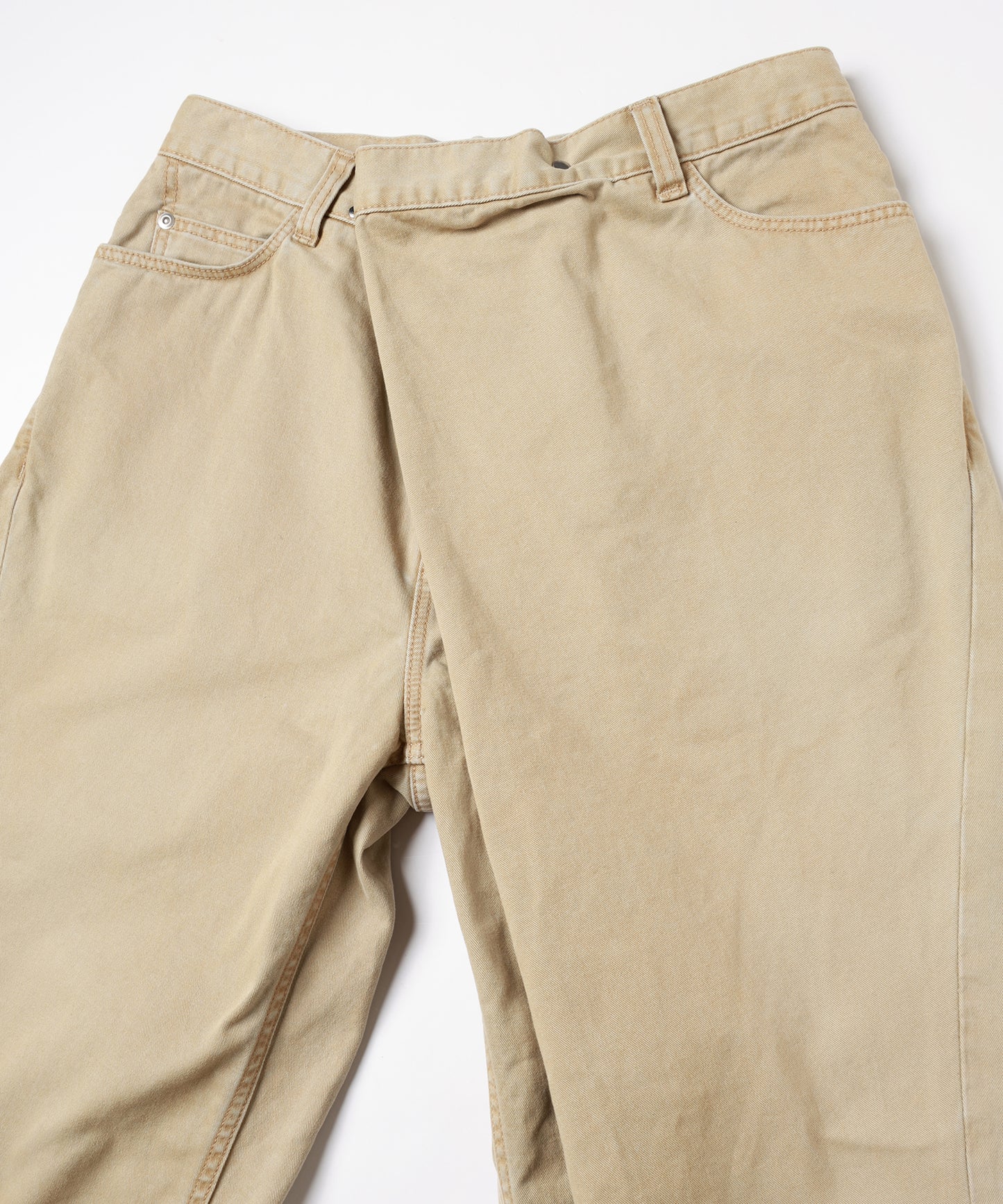 OVER WRAP CHINO PANTS