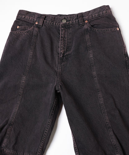 SWITCHING BAGGY DENIM PANTS