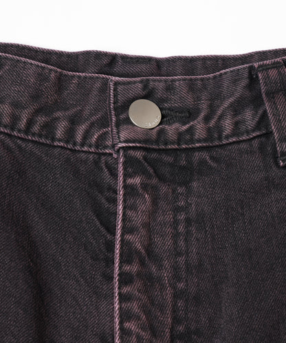 SWITCHING BAGGY DENIM PANTS