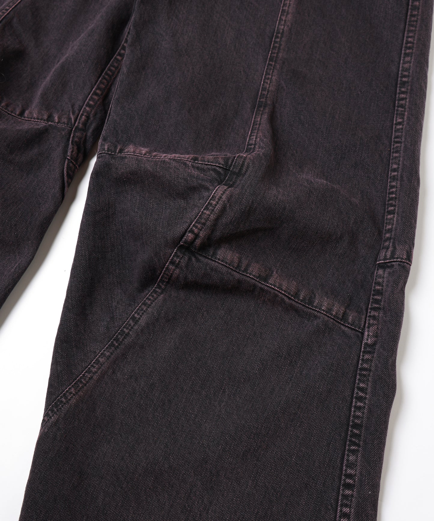 SWITCHING BAGGY DENIM PANTS