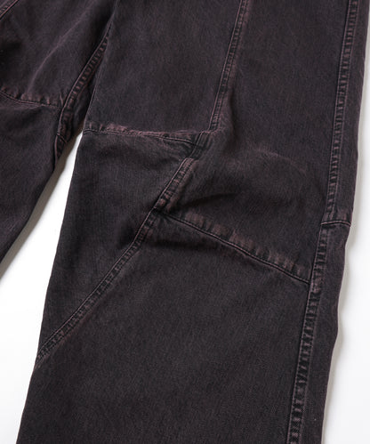 SWITCHING BAGGY DENIM PANTS