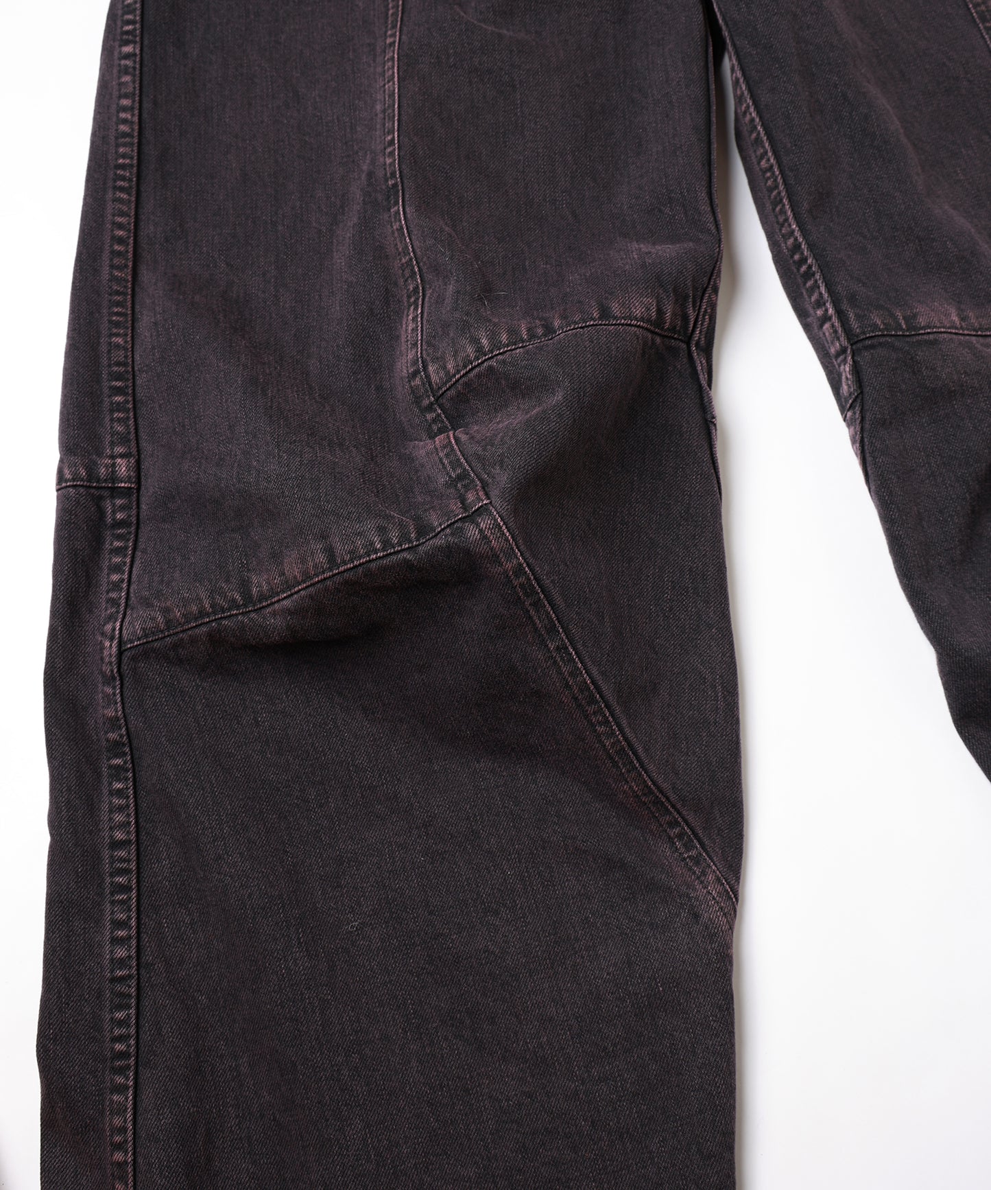 SWITCHING BAGGY DENIM PANTS