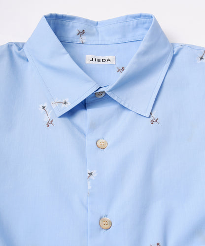 JIEDA　BONE FLOWER SHIRT S/S