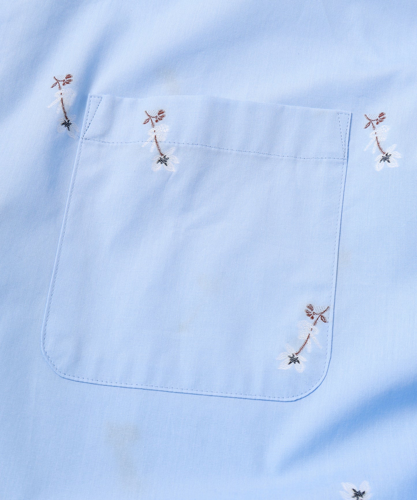 JIEDA　BONE FLOWER SHIRT S/S