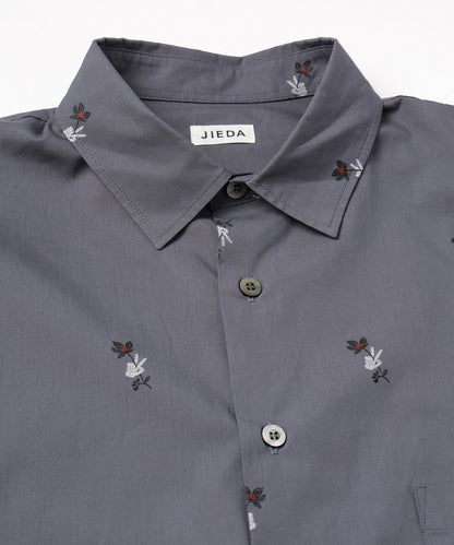 JIEDA　BONE FLOWER SHIRT S/S