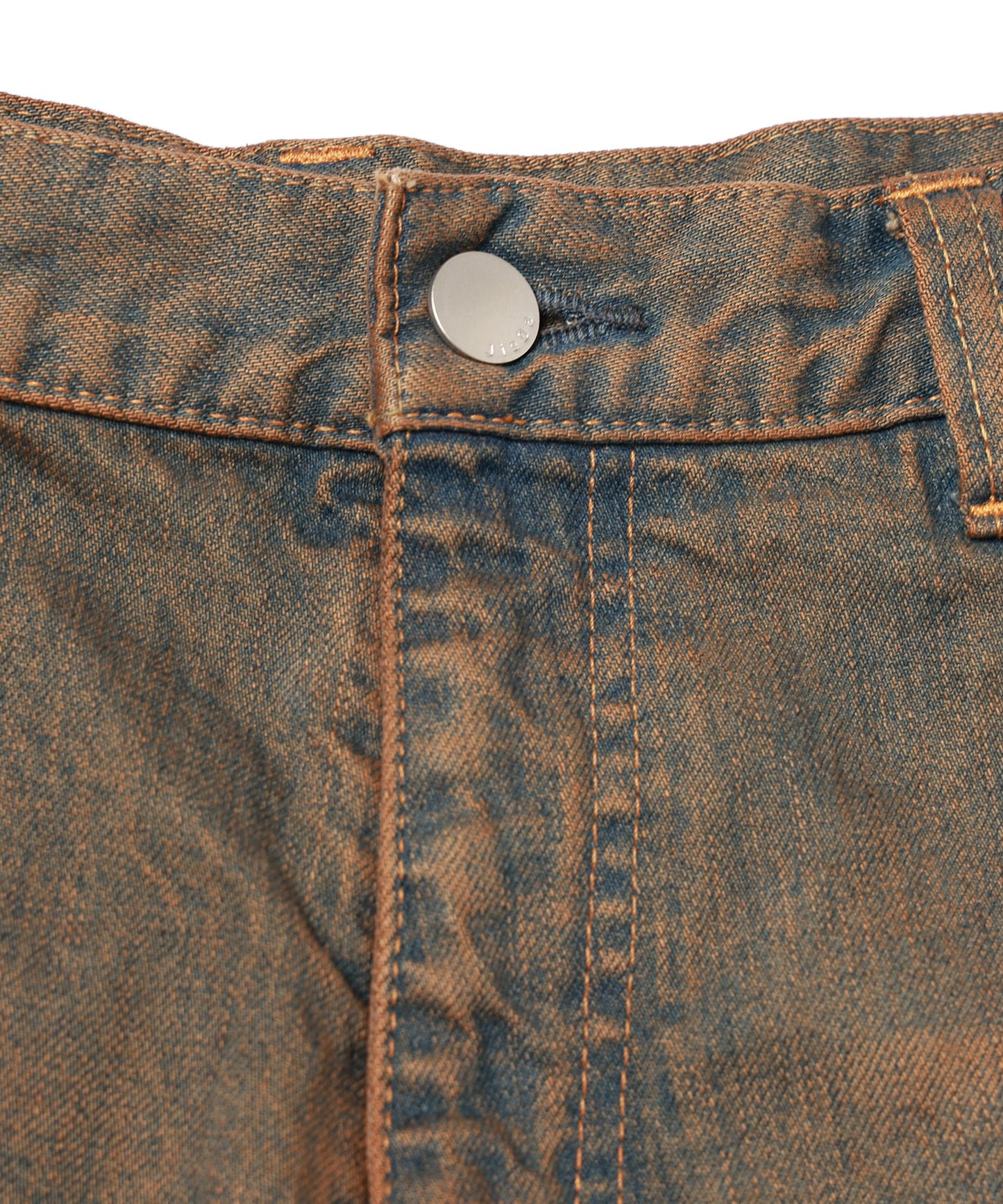 SWITCHING BAGGY DENIM PANTS