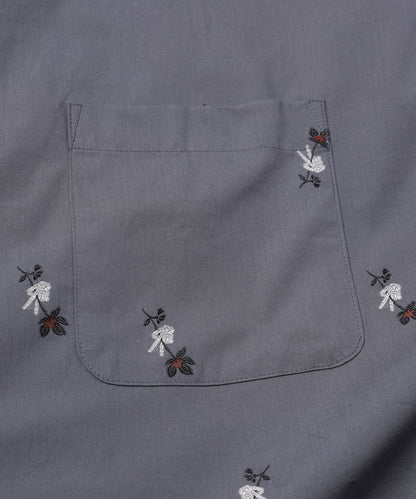JIEDA　BONE FLOWER SHIRT S/S