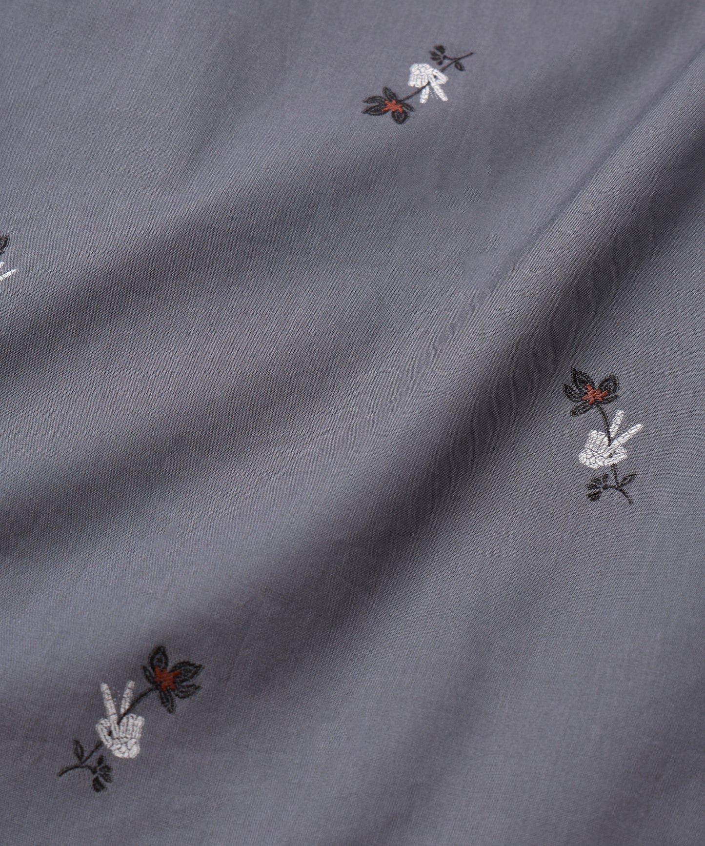 JIEDA　BONE FLOWER SHIRT S/S