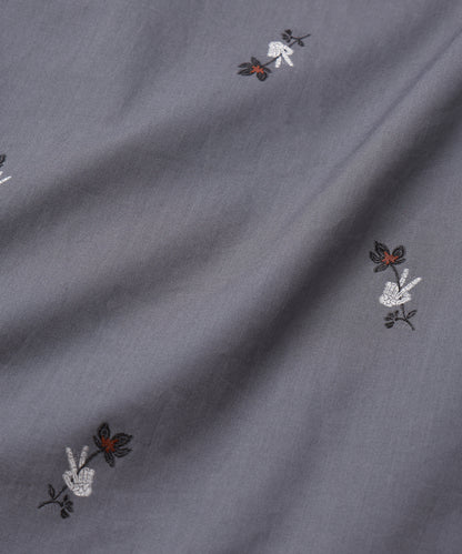 JIEDA　BONE FLOWER SHIRT S/S