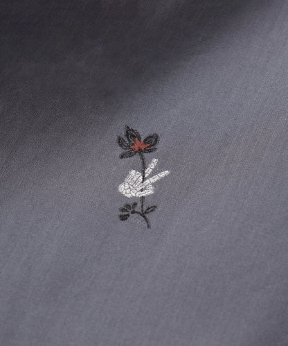 JIEDA　BONE FLOWER SHIRT S/S