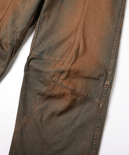 SWITCHING BAGGY DENIM PANTS