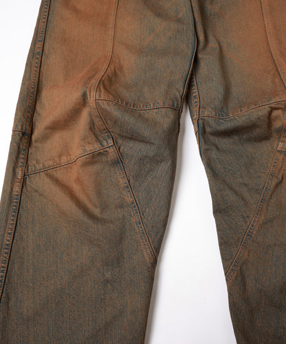 SWITCHING BAGGY DENIM PANTS