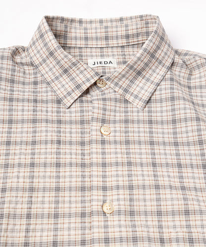 JIEDA　SEERSUCKER SHIRT S/S