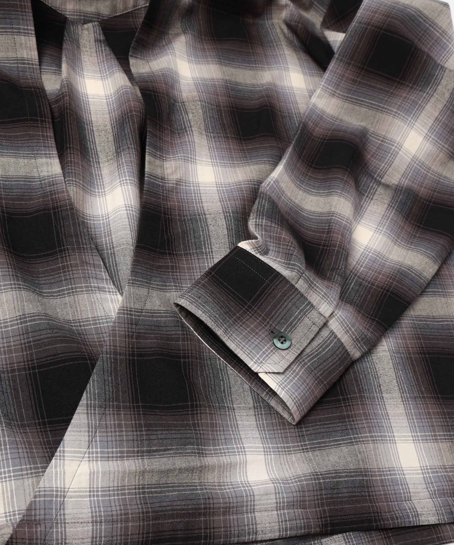 JIEDA　CHECK SKIPPER SHIRT