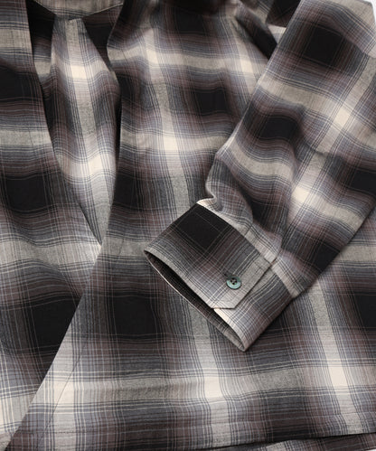 JIEDA　CHECK SKIPPER SHIRT