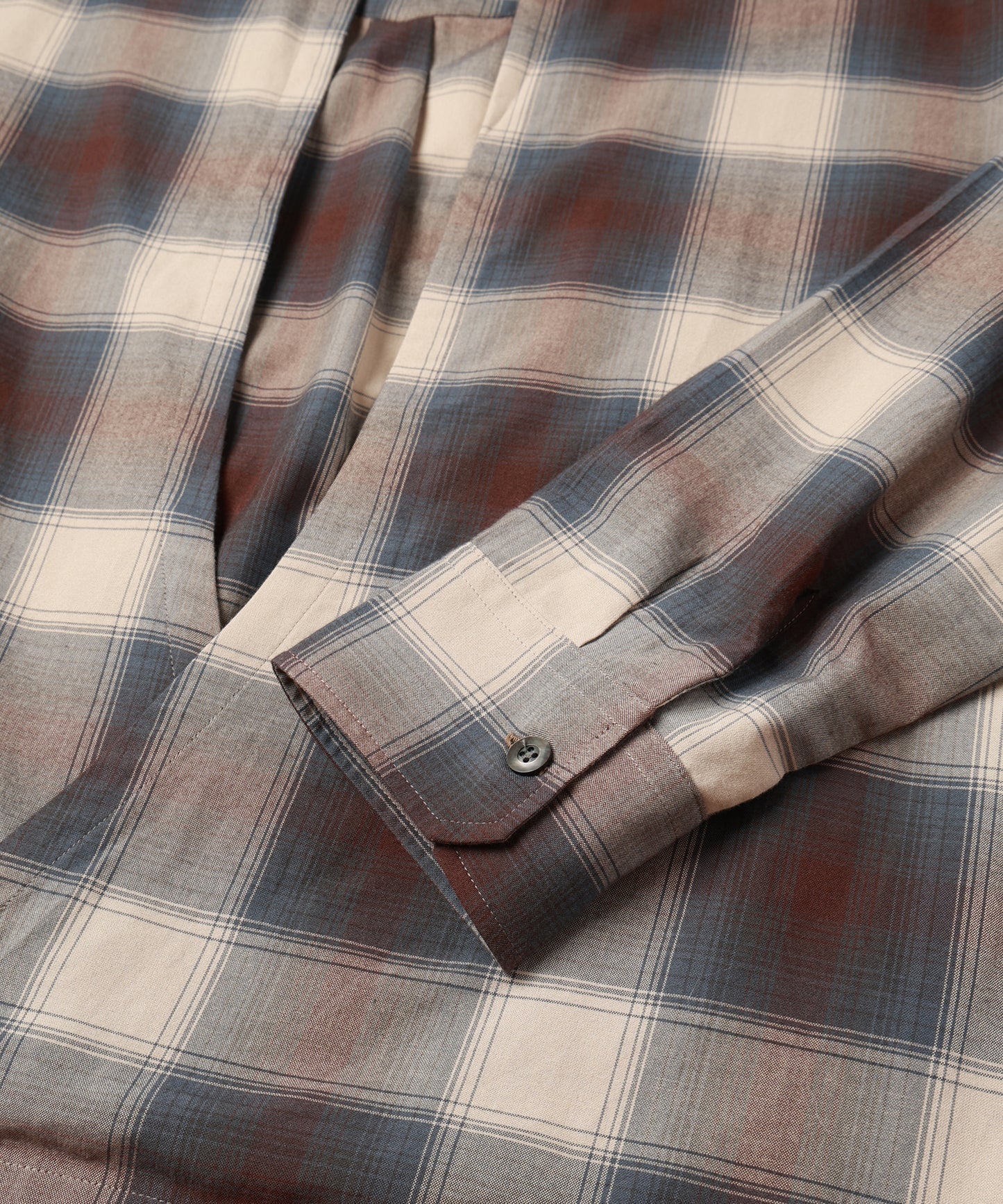 JIEDA　CHECK SKIPPER SHIRT