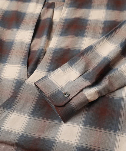 JIEDA　CHECK SKIPPER SHIRT