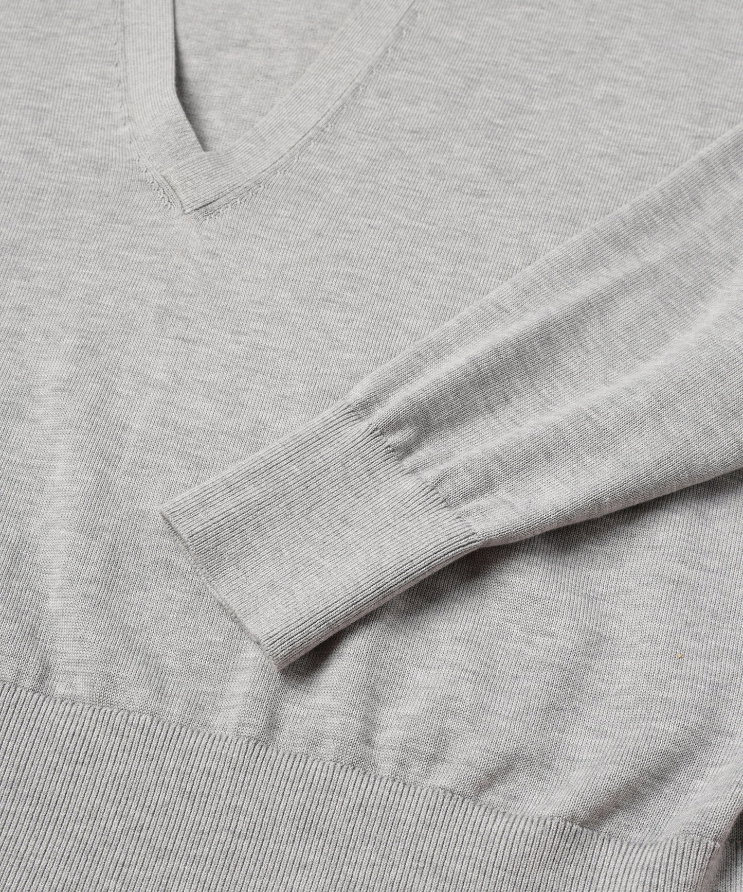 JIEDA　COTTON SILK V NECK KNIT